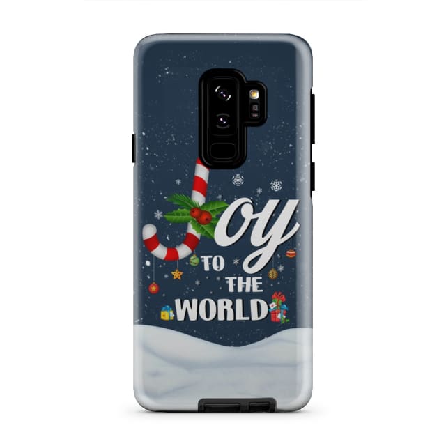 Joy To The World Buffalo Plaid Christmas Phone Case - Inspirational Bible Scripture iPhone Cases