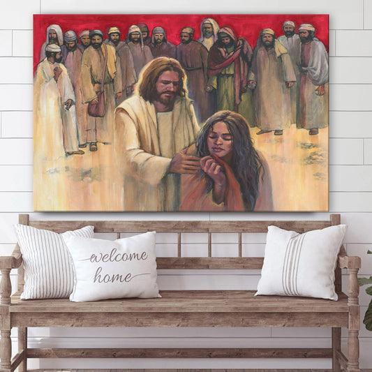 Judge Not Canvas Wall Art - Christian Wall Decor