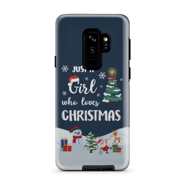 Just A Girl Who Loves Christmas Phone Case - Inspirational Bible Scripture iPhone Cases