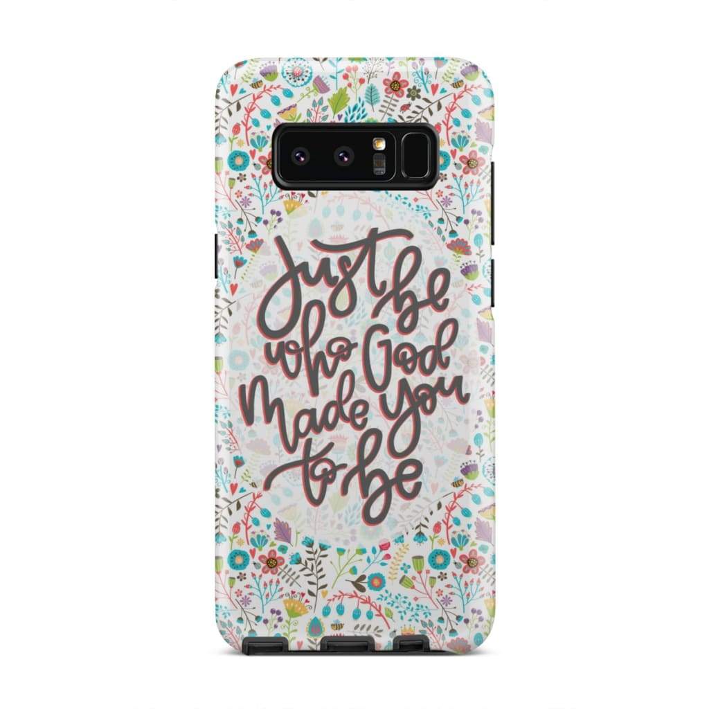 Just Be Who God Made You To Be Christian Phone Case - Inspirational Bible Scripture iPhone Cases