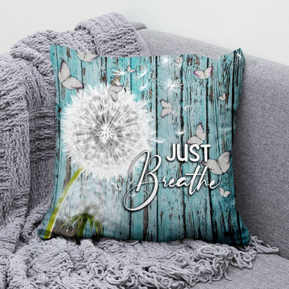 Just Breathe Christian Pillow 2