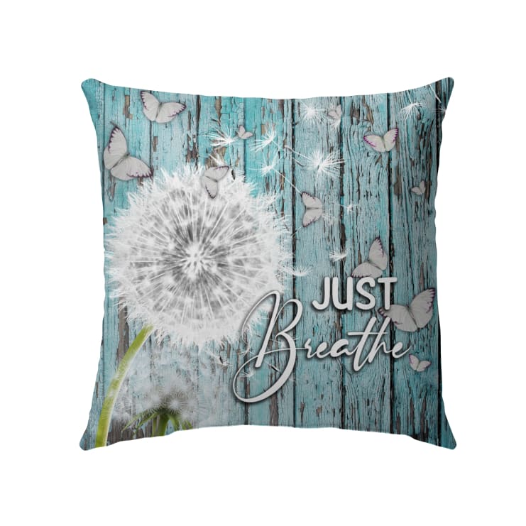 Just Breathe Christian Pillow 2