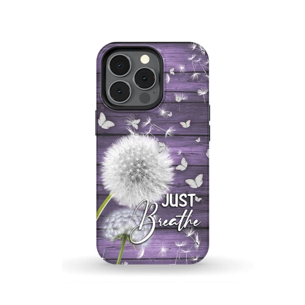 Just Breathe Phone Case - Scripture Phone Cases - Iphone Cases Christian