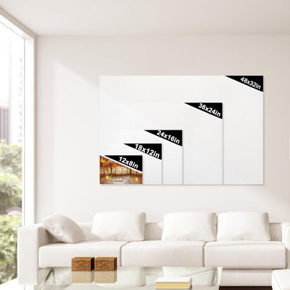 Just Breathe You Will Never Live This Moment Again Cross God Canvas, Christian Wall Art