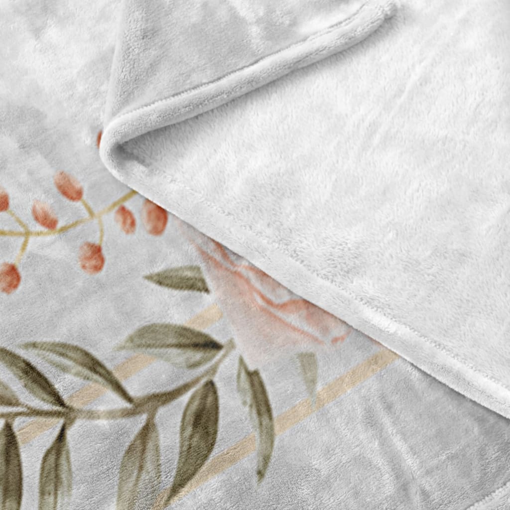 Just Enough Grace For Today Fleece Blanket - Christian Blanket - Bible Verse Blanket