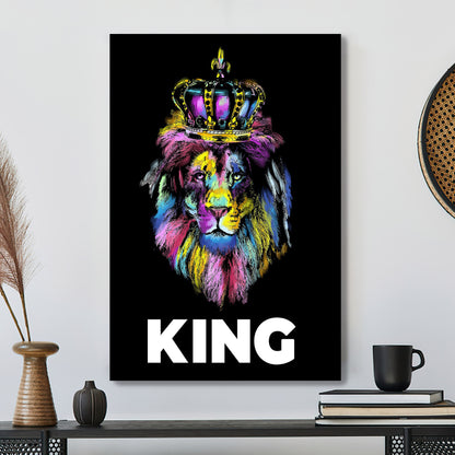 Lion King - Christian Canvas Prints - Faith Canvas - Bible Verse Canvas - Ciaocustom