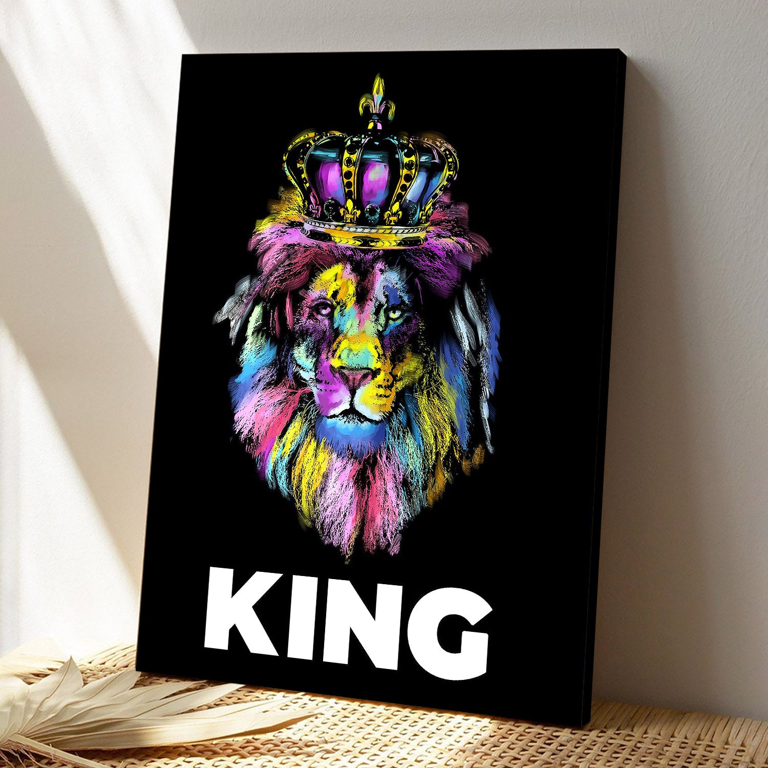 Lion King - Christian Canvas Prints - Faith Canvas - Bible Verse Canvas - Ciaocustom