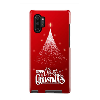 Keep Christ In Christmas Phone Case - Inspirational Bible Scripture iPhone Cases