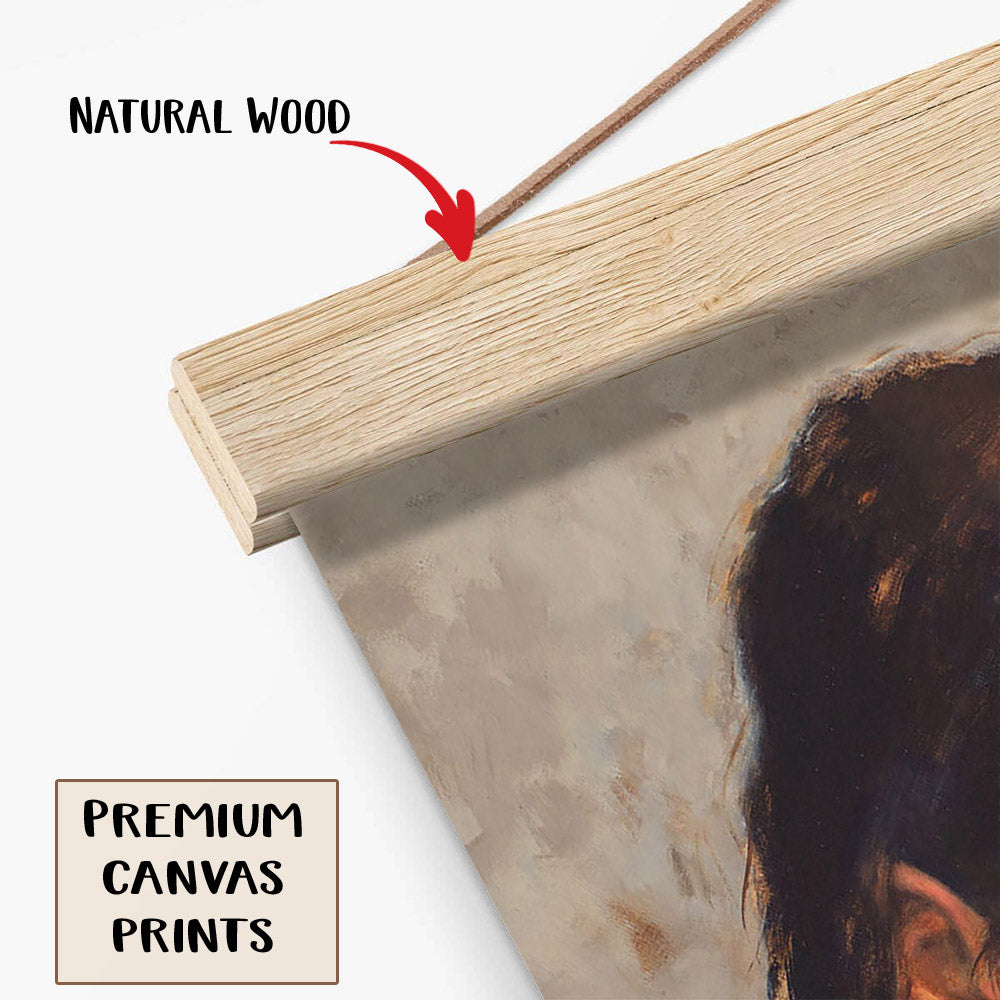 Kindly Loved Hanging Canvas Wall Art - Jesus Picture - Jesus Portrait Canvas - Religious Canvas