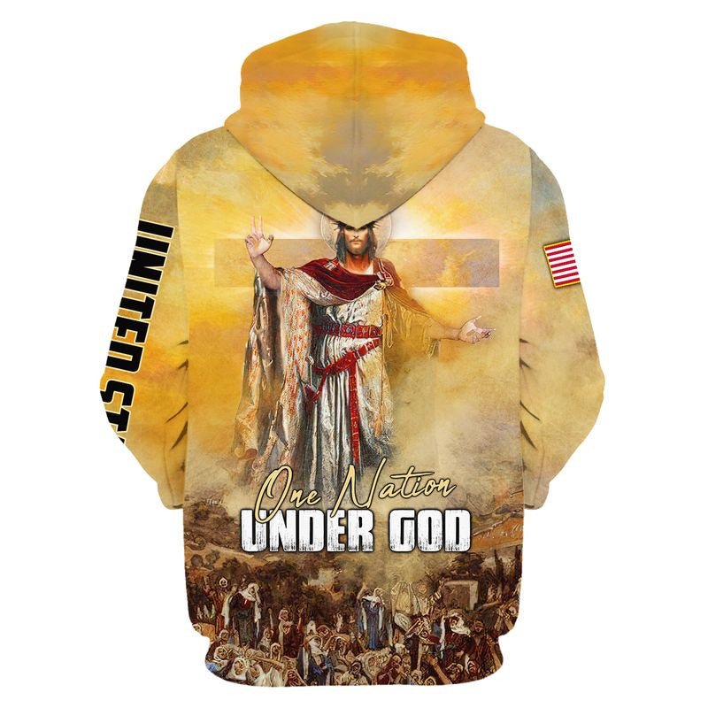 King Jesus Hoodie - Men & Women Christian Hoodie - 3D Printed Hoodie