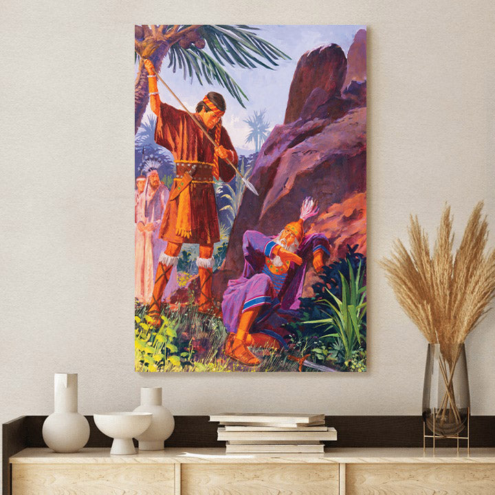 King Lamoni And Ammon Canvas Pictures - Religious Canvas Wall Art - Scriptures Wall Decor