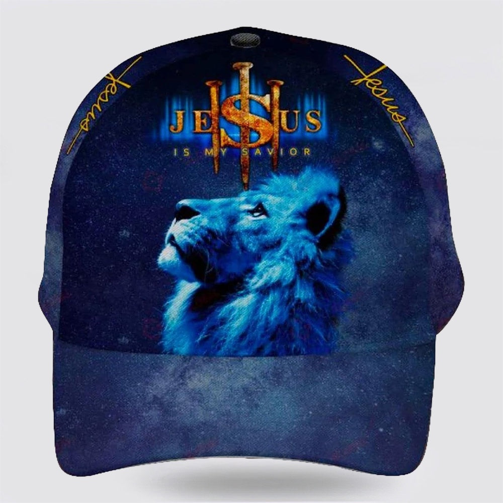 King Of Lion Jesus Is My Savior Classic Hat All Over Print - Christian Hats for Men and Women