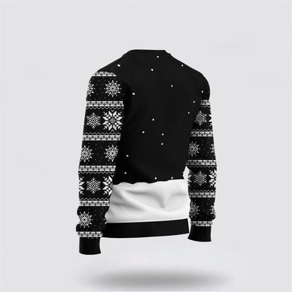 La-La-La Flossing Santa Claus Ugly Christmas Sweater For Men And Women, Best Gift For Christmas, The Beautiful Winter Christmas Outfit