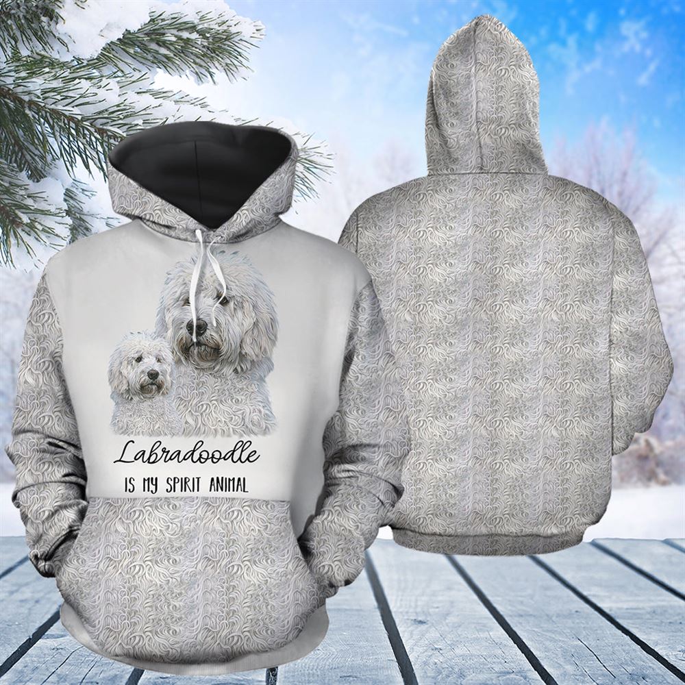 Labradoodle My Spirit Animal All Over Print 3D Hoodie For Men And Women, Best Gift For Dog lovers, Best Outfit Christmas