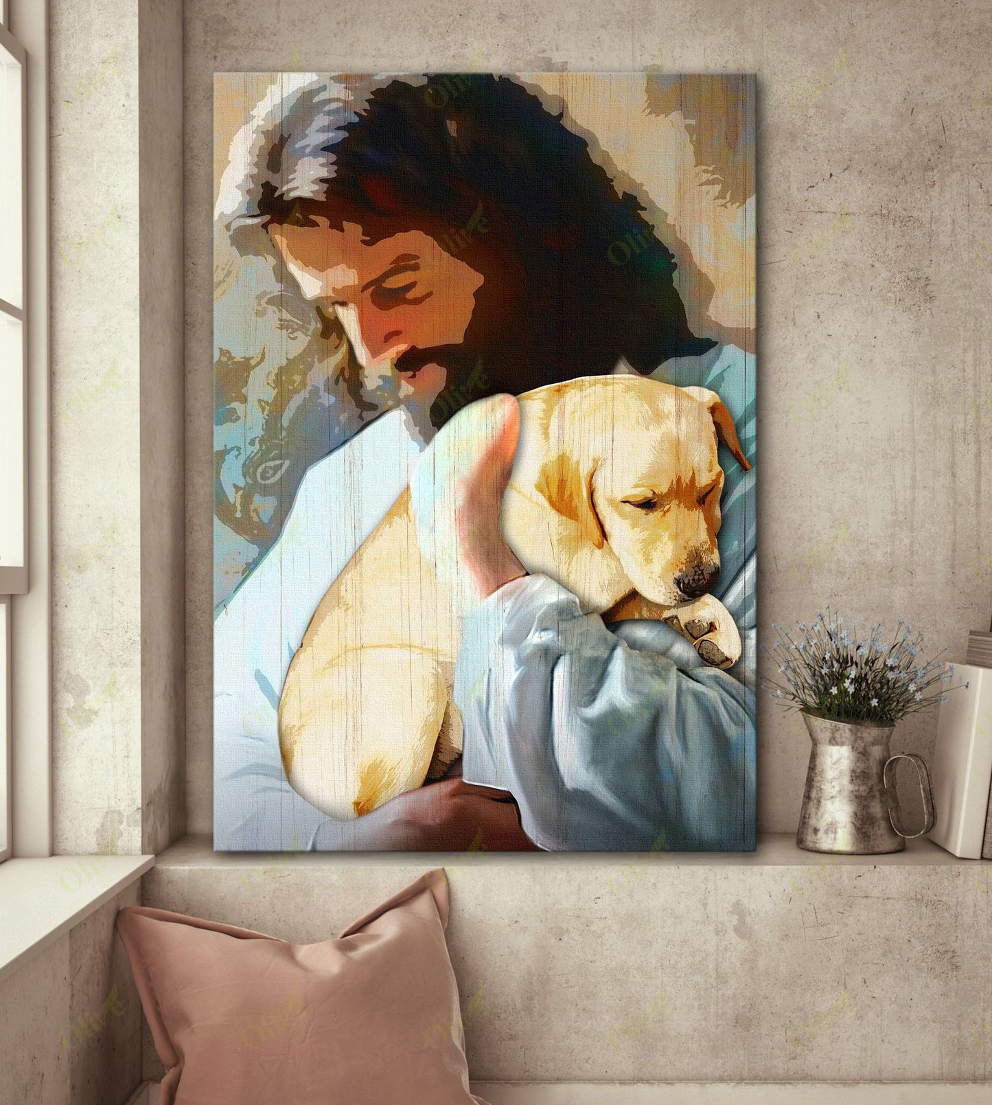 Labrador - In God's Arms Canvas - Canvas Decor Ideas