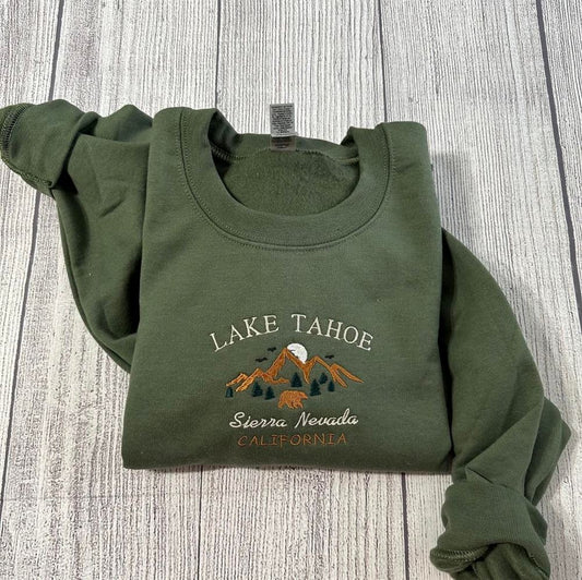 Lake Tahoe Women's Embroidered Sweatshirts