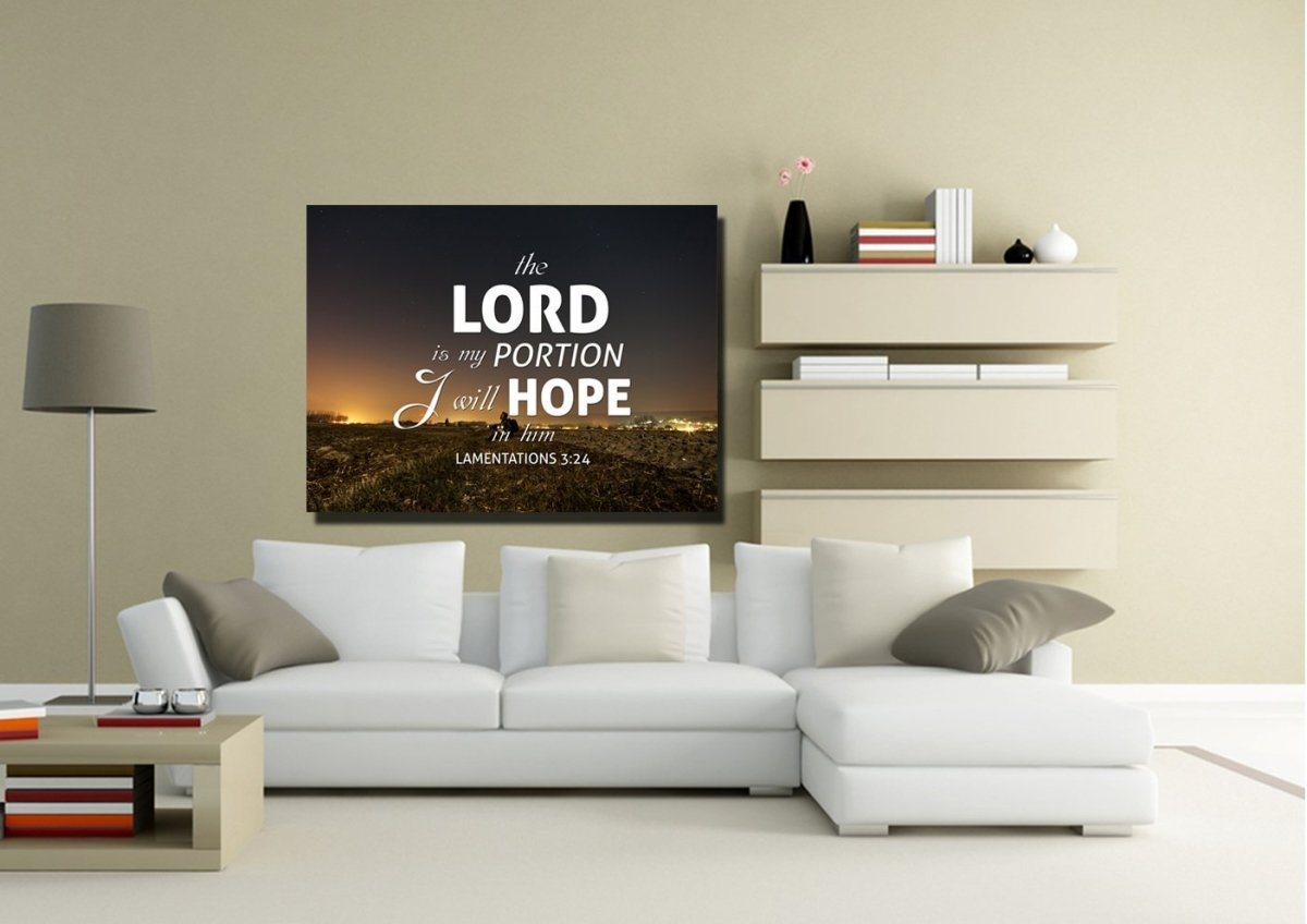 Lamentations 324 Canvas Wall Art Print - Christian Canvas Wall Art