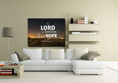 Lamentations 324 Canvas Wall Art Print - Christian Canvas Wall Art
