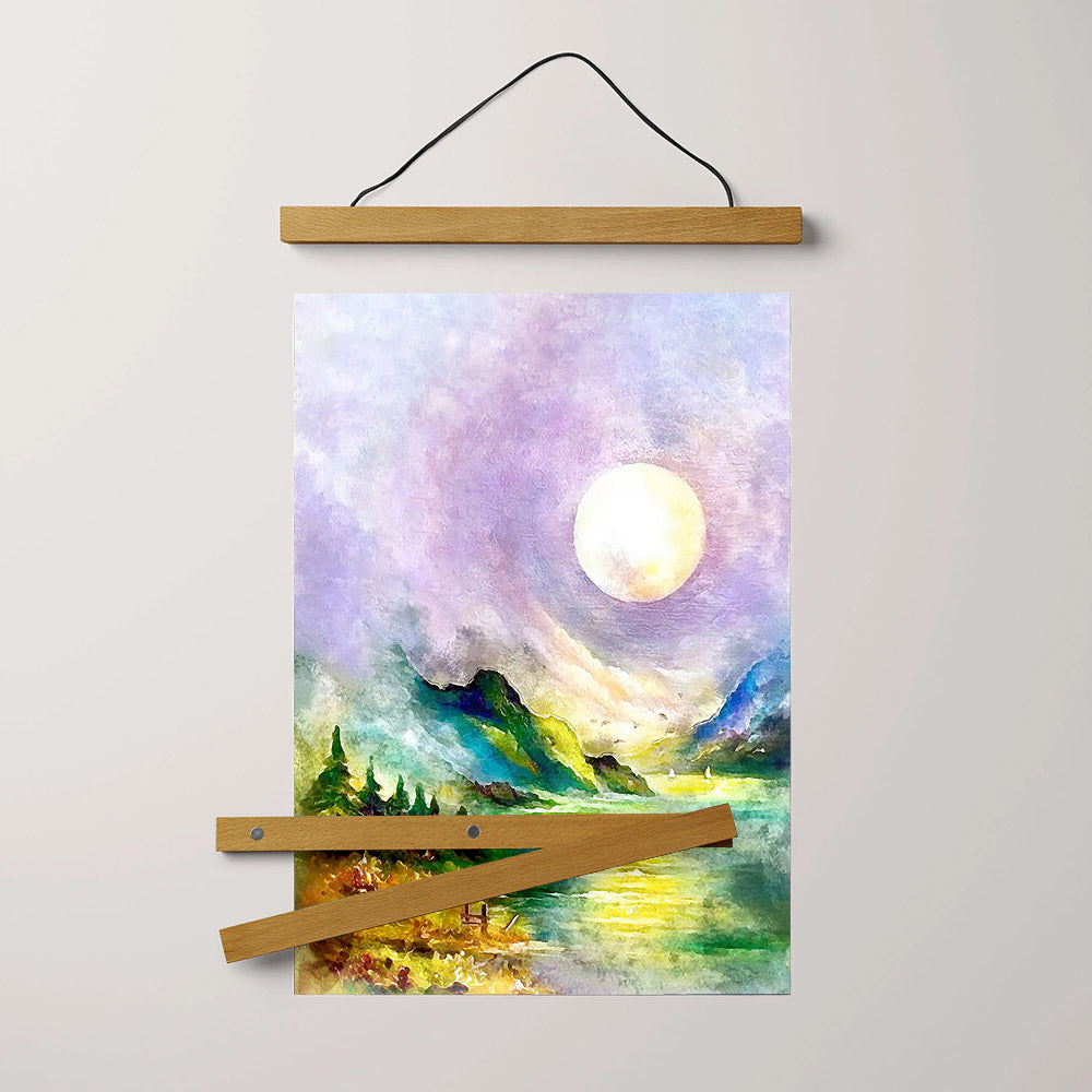 Landscape Painting Hanging Canvas Wall Art - Canvas Wall Decor - Home Decor Living Room