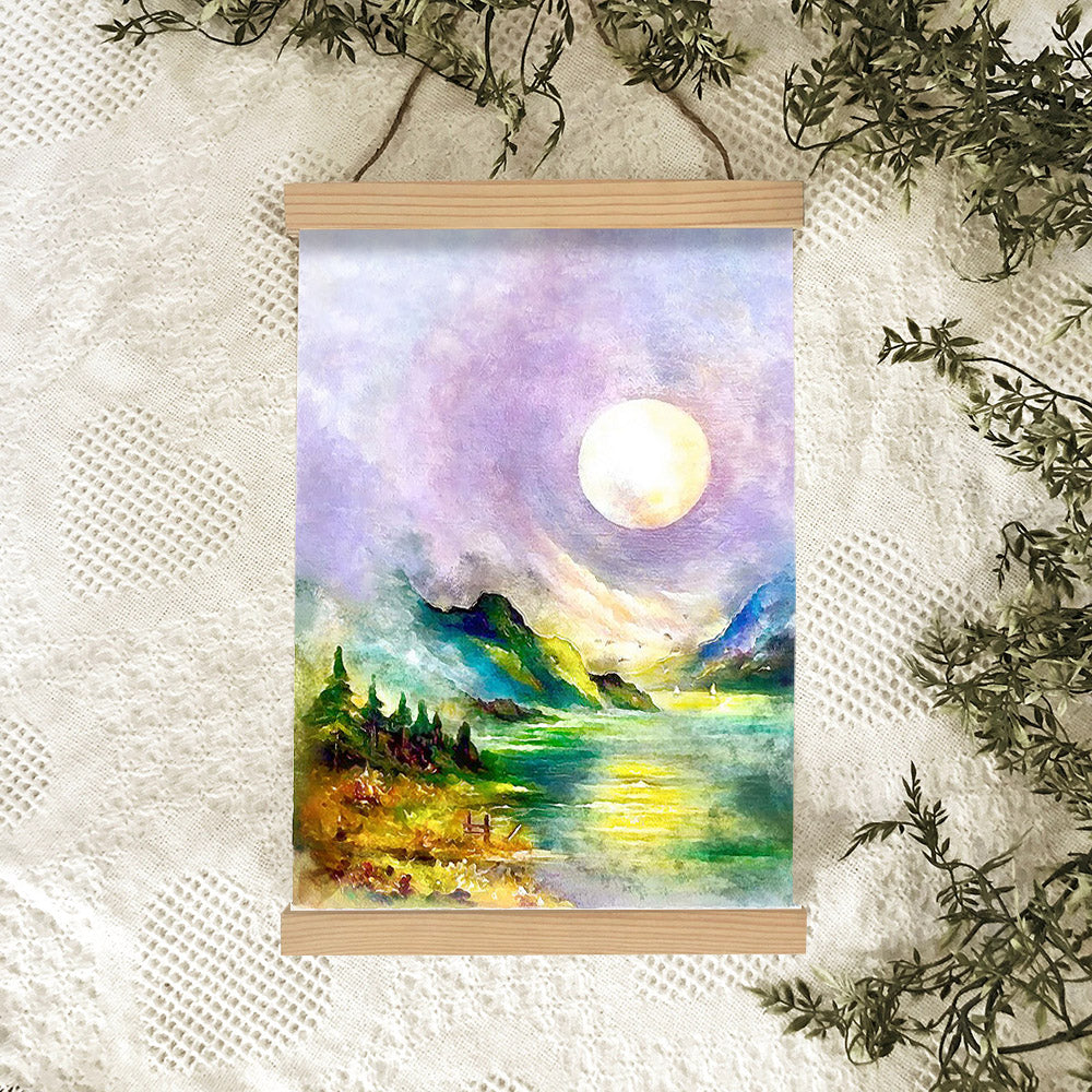 Landscape Painting Hanging Canvas Wall Art - Canvas Wall Decor - Home Decor Living Room