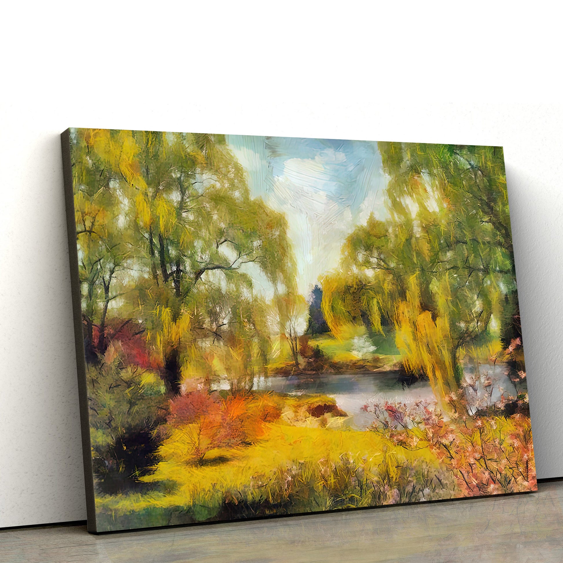 Landscape Painting Nature Canvas Wall Art - Canvas Wall Decor - Home Decor Living Room