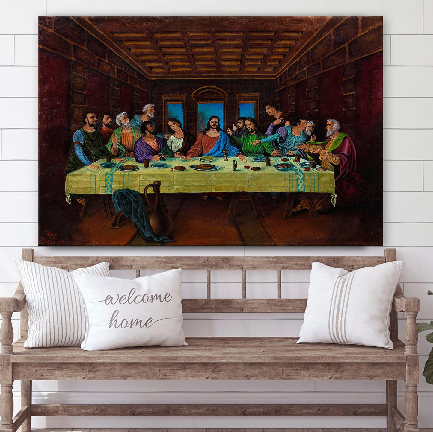 Last Supper - Canvas Picture - Jesus Canvas Pictures - Christian Wall Art