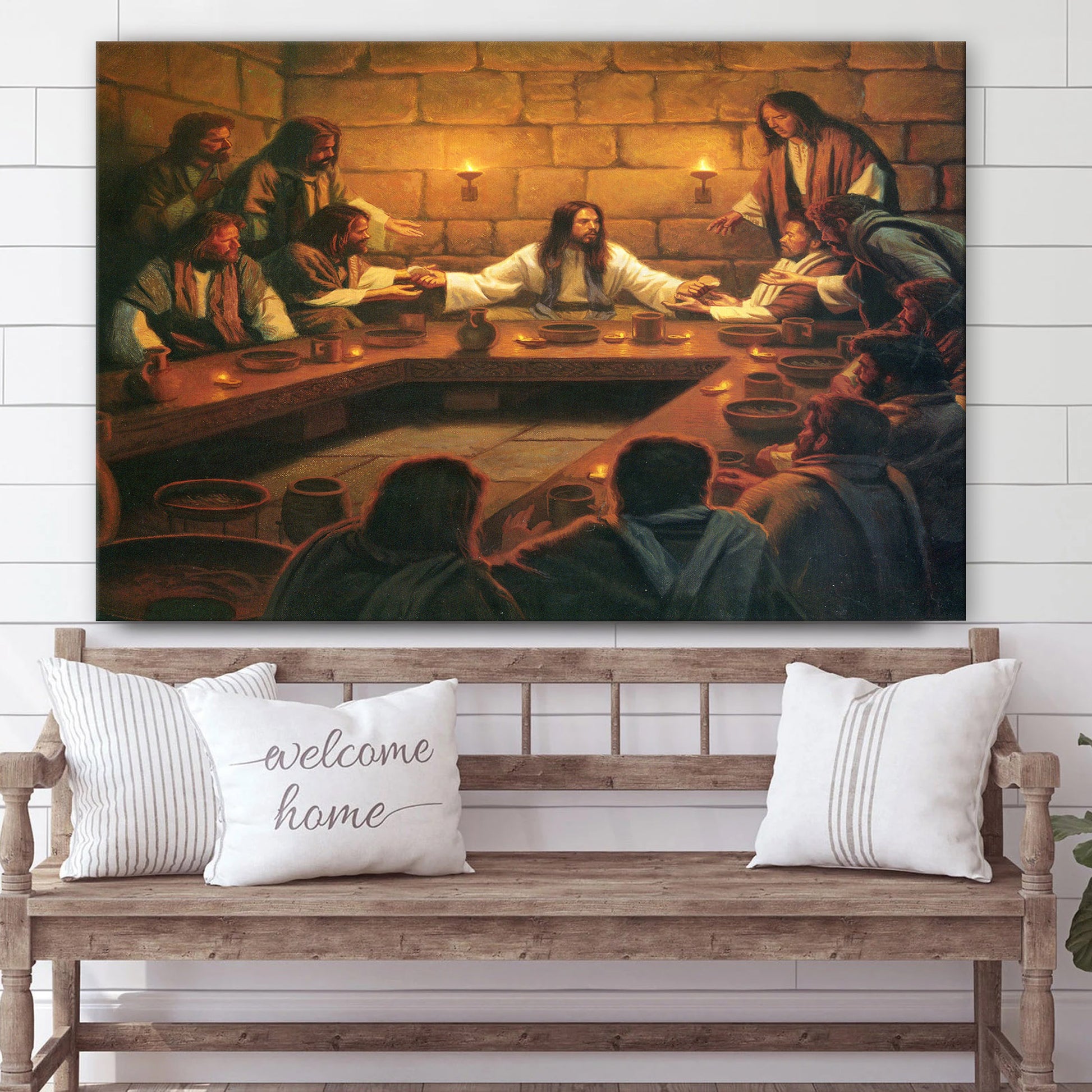 Last Supper To Catholic Picture - Canvas Picture - Jesus Canvas Pictures - Christian Wall Art
