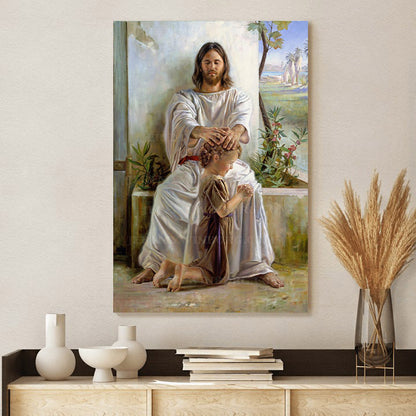 Lds Art Jesus Christ Canvas Picture - Jesus Christ Canvas Art - Christian Wall Canvas
