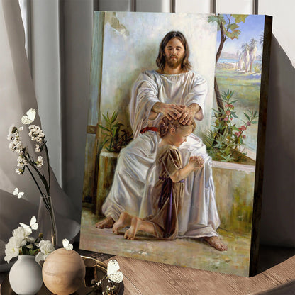 Lds Art Jesus Christ Canvas Picture - Jesus Christ Canvas Art - Christian Wall Canvas