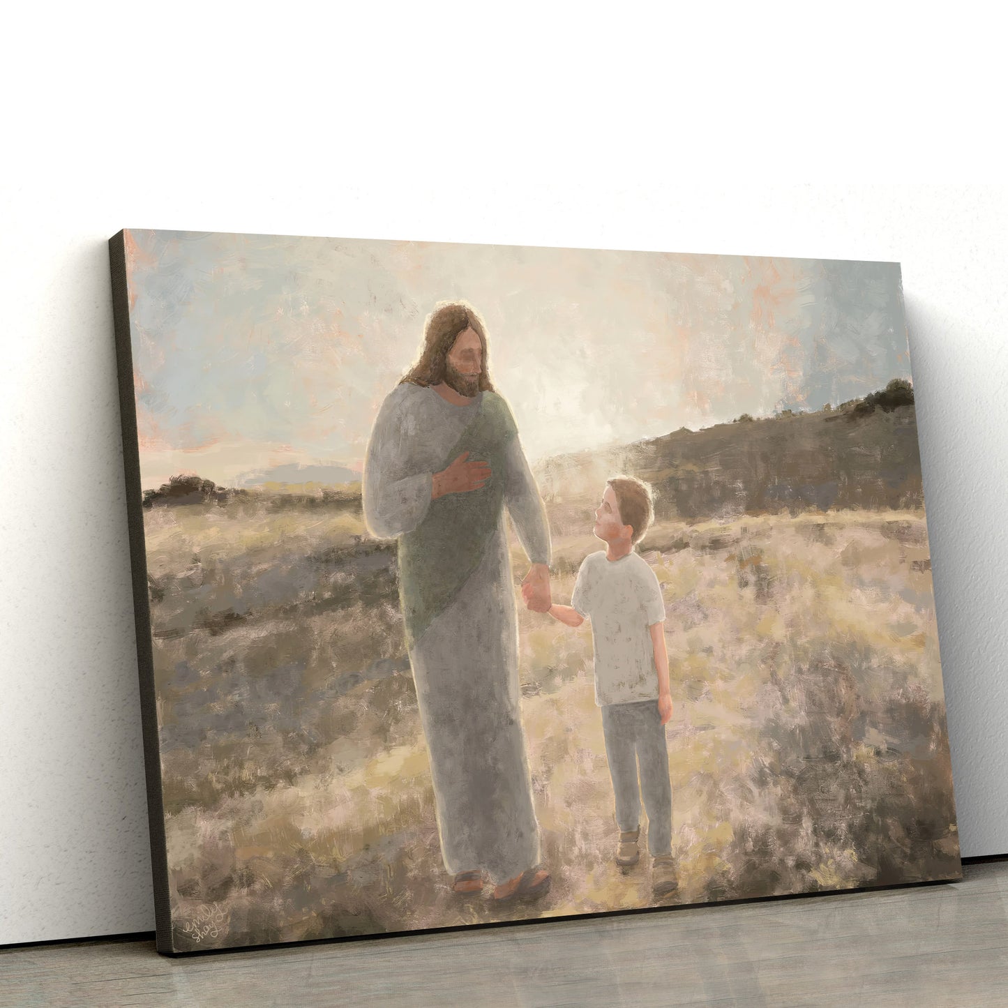 Lead Kindly Light Child of God Art Jesus Christian Canvas Art - Religious Posters