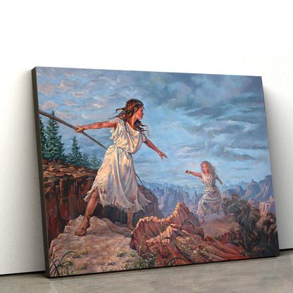 Lead, Thou Me On Canvas Wall Art - Jesus Christ Picture - Canvas Christian Wall Art