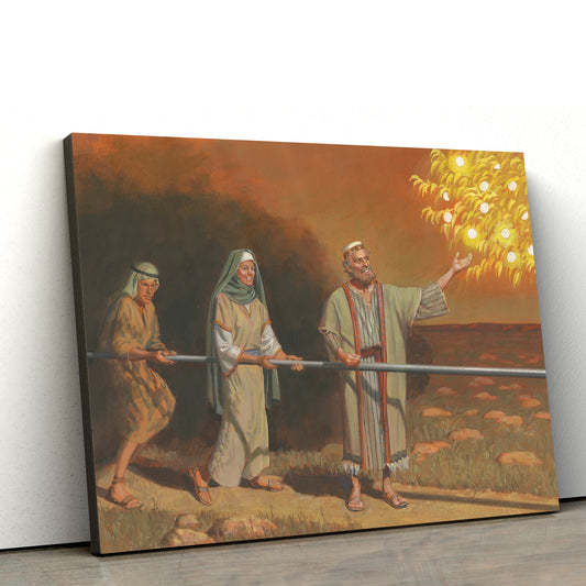 Lehi Reaching For The Fruit Canvas Pictures - Christian Paintings For Home - Religious Canvas Wall Decor