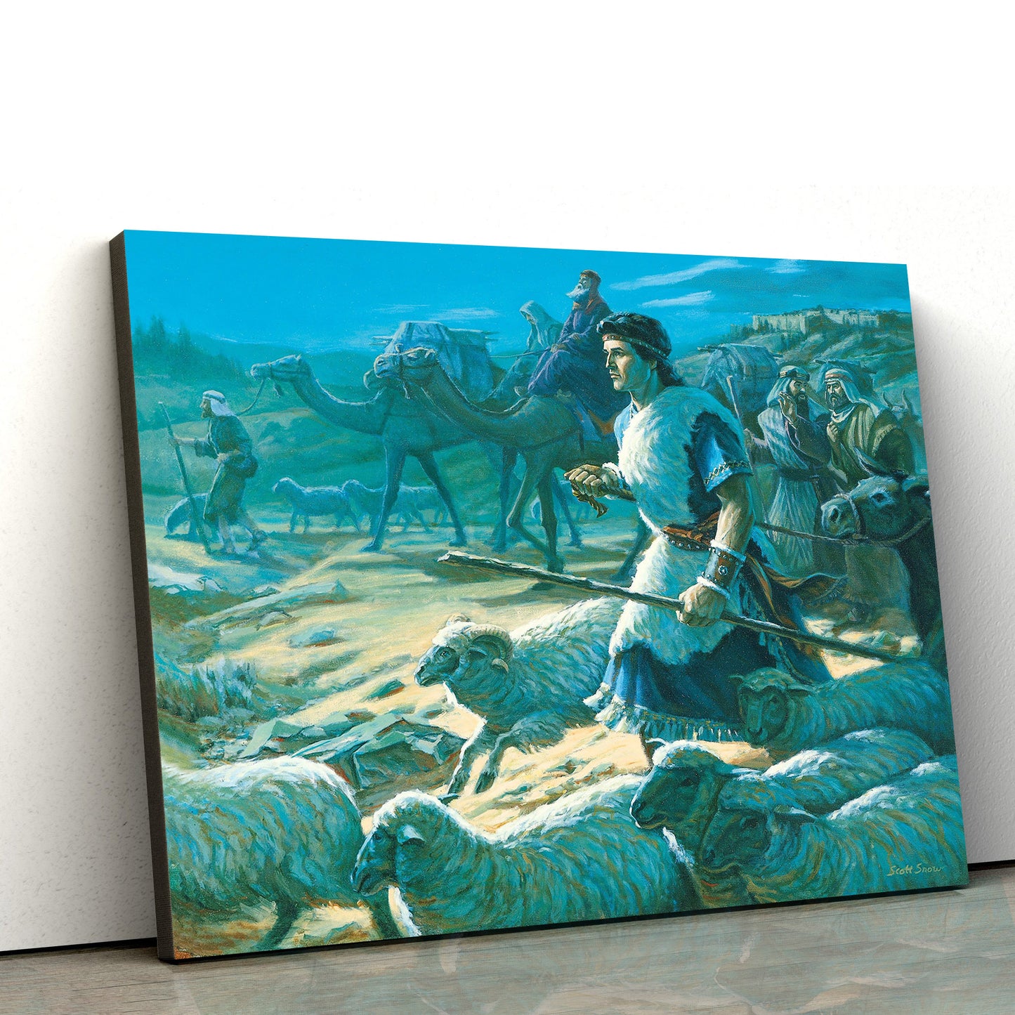 Lehi’s Family Leaving Jerusalem Canvas Pictures - Christian Paintings For Home - Religious Canvas Wall Decor