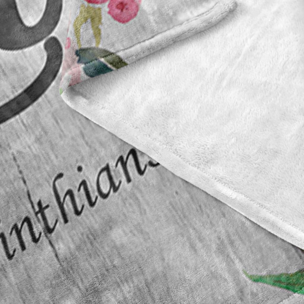 Let All That You Do Be Done In Love 1 Corinthians 1614 Fleece Blanket - Christian Blanket - Bible Verse Blanket