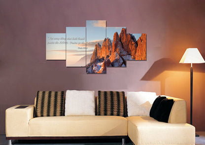 Let Everything Praise The Lord - Psalm 1506 Wall Art - Christian Canvas Wall Art