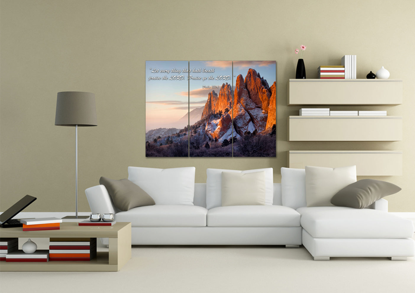 Let Everything Praise The Lord - Psalm 1506 Wall Art - Christian Canvas Wall Art