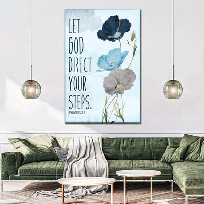 Let God Canvas Wall Art - Canvas Religious Wall Art - Christian Wall Decor Living Room