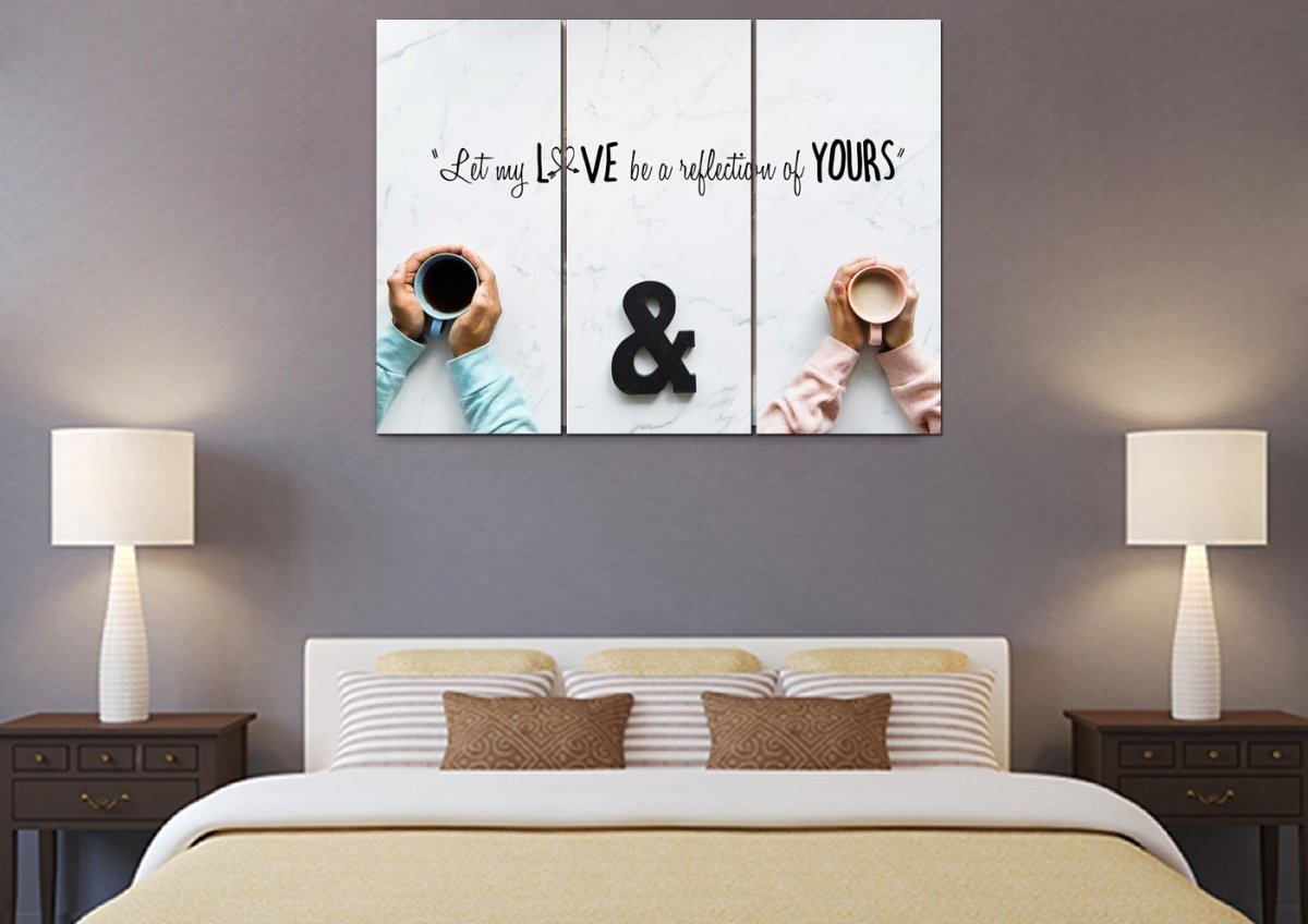 Let My Love Be A Reflection Of Yours Canvas Wall Art Print - Christian Canvas Wall Art