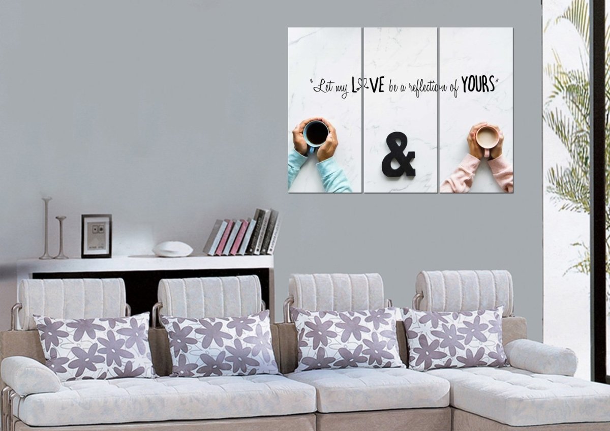 Let My Love Be A Reflection Of Yours Canvas Wall Art Print - Christian Canvas Wall Art