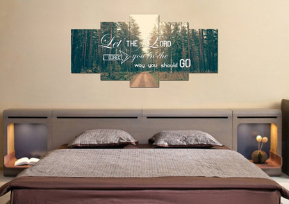 Let The Lord Direct You In The Way You Should Go Canvas Wall Art Print - Christian Canvas Wall Art