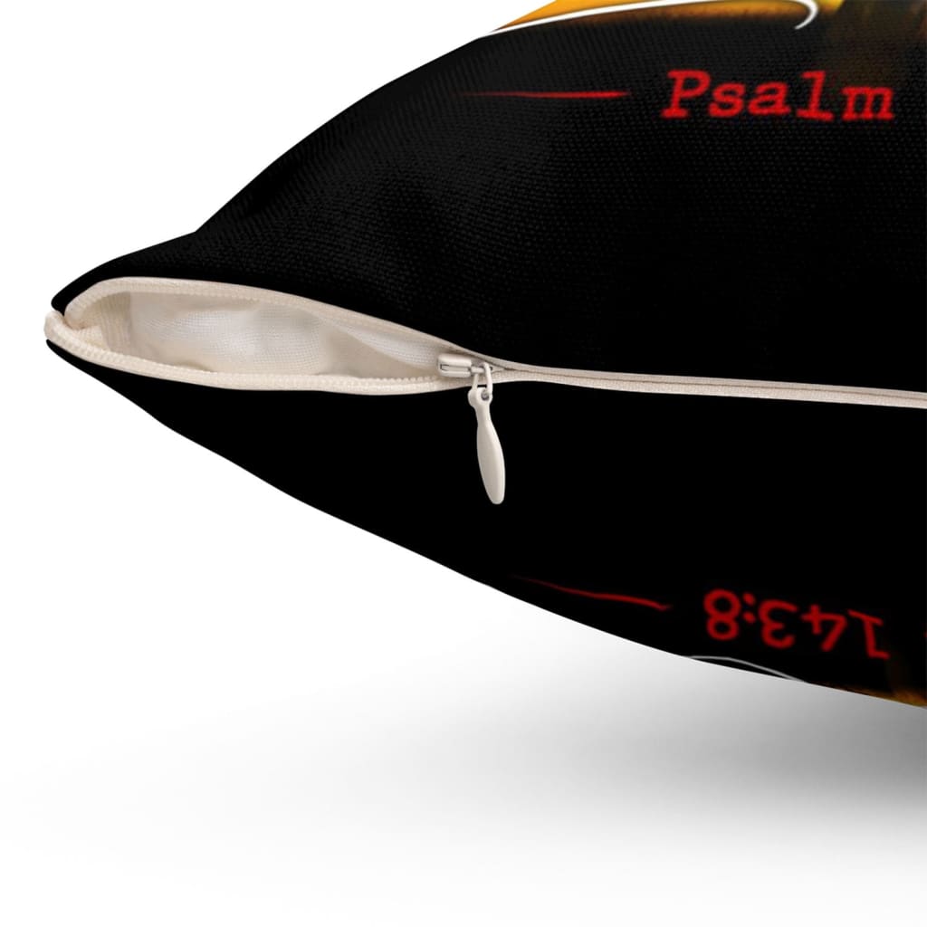 Let The Morning Bring Me Word Of Your Unfailing Love Christian Pillow