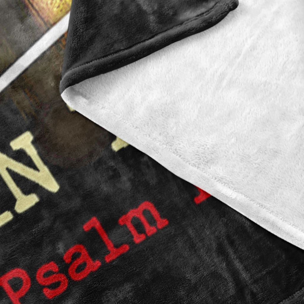 Let The Morning Bring Me Word Of Your Unfailing Love Fleece Blanket - Christian Blanket - Bible Verse Blanket