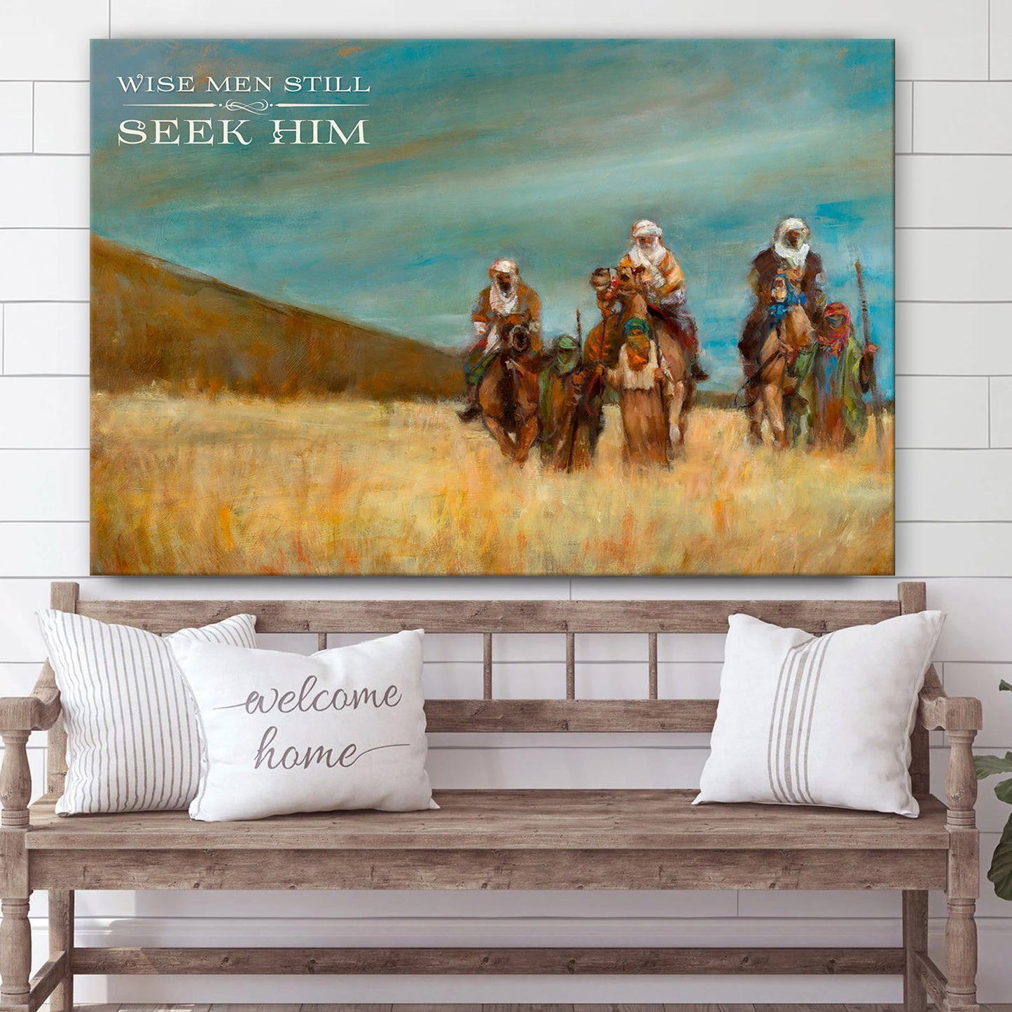 Let Us Adore Him Canvas Wall Art - Christmas Gift