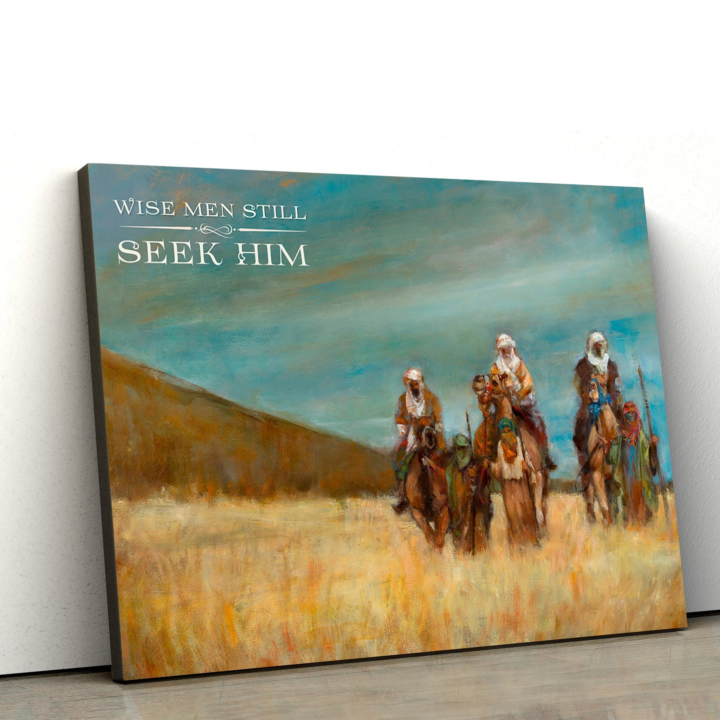 Let Us Adore Him Canvas Wall Art - Christmas Gift