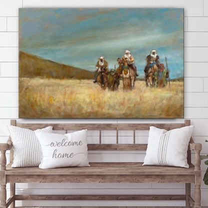 Let Us Adore Him Canvas Wall Art - Christmas Gift 2