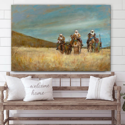 Let Us Adore Him Canvas Wall Art - Christmas Gift 2