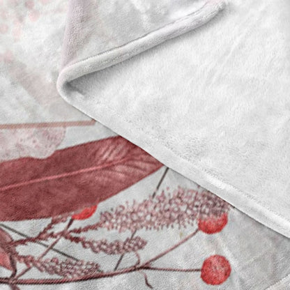 Let Us Walk In The Light Of The Lord Isaiah 25 Fleece Blanket - Christian Blanket - Bible Verse Blanket