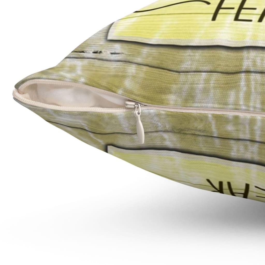 Let Your Faith Be Bigger Than Your Fear Christian Pillow 3