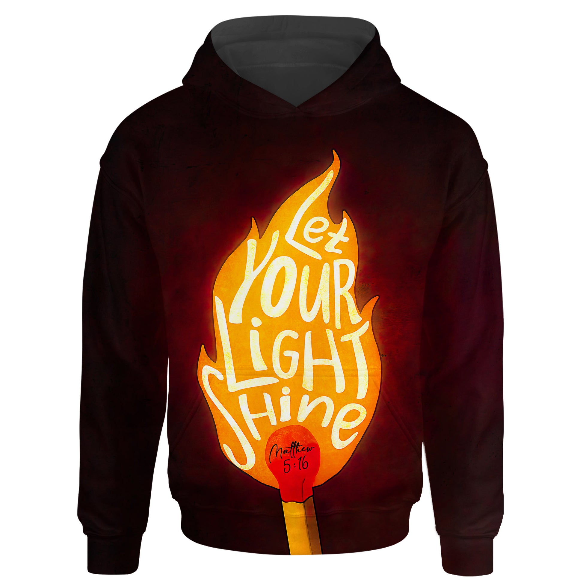 Let Your Light Shine - Christian Hoodie 3d - God 3d Sweatershirt - Christian Shirt