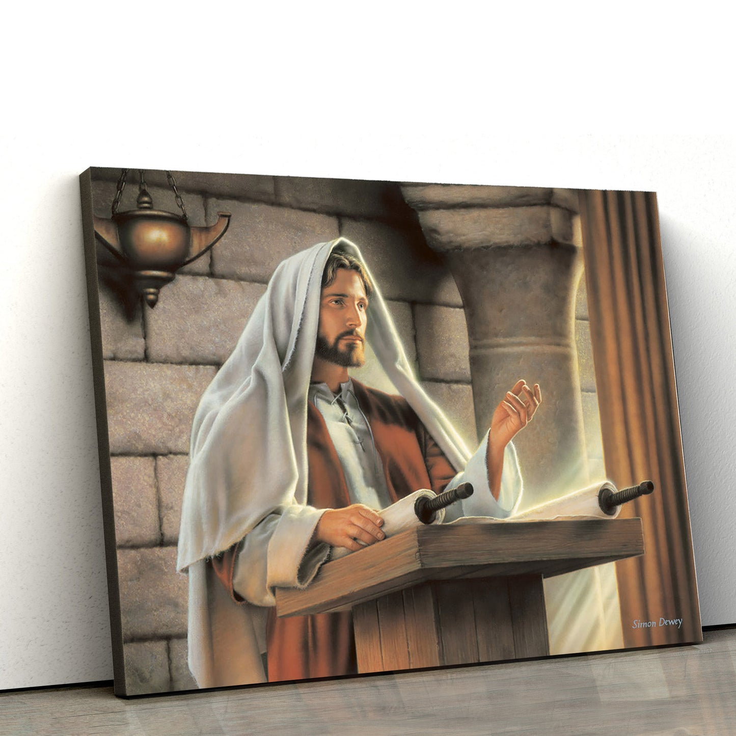 Light And Truth  Canvas Picture - Jesus Christ Canvas Art - Christian Wall Art